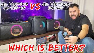 Which is Better? JBL Partybox On-The-Go VS JBL Partybox Encore