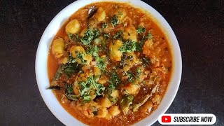 Andhra style chamadumpala pulusu // Gruhini Foods