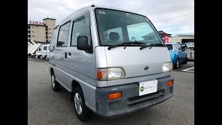 Sold out 1995 Subaru sambar van KV3-174670 Japanese used car export #Minivan #Keivan