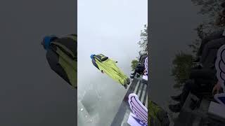 Yuhu Peak Wingsuit Flying #Wingsuit Flyer Zhang Shupeng #Wingsuit Flying Zhang Shupeng #Fly with Sha