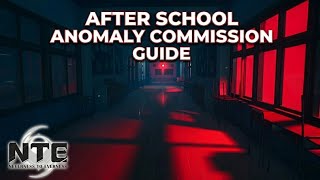 How to complete after school NTE