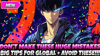 *DONT MAKE THESE BIG BEGINNER MISTAKES* Global Tips To Progress Faster & Easier (Solo Leveling Arise