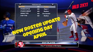 MLB 2K17 Opening Day Update (Nueva Actualizacion de Juego y Roster)