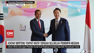 Jokowi Bertemu 'Empat Mata' dengan Sejumlah Pemimpin Negara