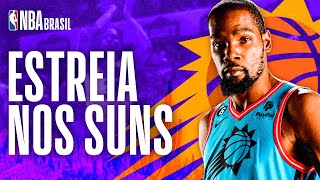 Melhores momentos da estreia de Kevin Durant no Phoenix Suns!