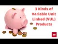 3 Kinds of VUL or Variable-Unit-Linked Products | Quick Description