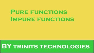 Part 38 JavaScript Tutorial | Pure functions | Impure functions | global variables