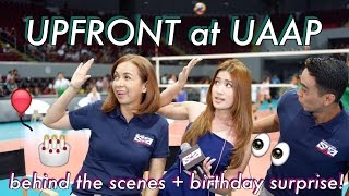 UPFRONT AT UAAP Birthday Surprise! | Janeena Chan