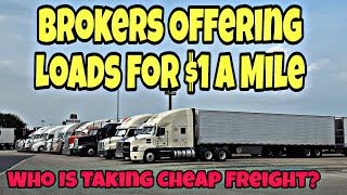Truck Driver Exposing Brokers! Who Is Taking Cheap Freight & Destroying Trucking? Mutha Trucker News