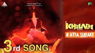 Khiladi Atta Sudake Song | Khiladi 3rd Single | Ravi Teja | Khiladi Songs | Tollywood Poster