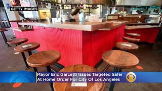 Mayor Eric Garcetti Issues Targeted Safer At Home Order For City Of Los Angeles