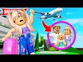 SÓ A FILHA PREFERIDA PODIA VIAJA NAS FÉRIAS COM A FAMILÍA | Historinha ROBLOX | Brookhaven RP🏡