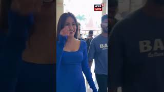 Mahira Sharma Papped In A Stunning Blue Dress, Watch |#shorts | News18 Punjab