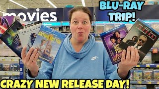 BLU-RAY HUNTING AT MULTIPLE WALMARTS! Steelbook Sections! Tons Of New Releases!