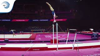 Lucy STANHOPE (GBR) - 2018 Artistic Europeans, qualification bars