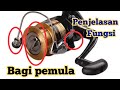 Pengenalan bagian dan fungsi Reel Spinning bagi yang pemula sekali