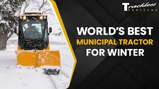 World's Best Municipal Tractor for Winter: Trackless Vehicles MT7