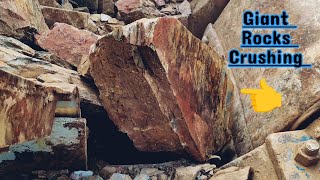 Big Stones | Satisfying Stone Crushing | Rock Crusher vs Huge Rocks | Jaw Crusher in Action