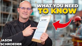 What Is A Daily Report In Construction?