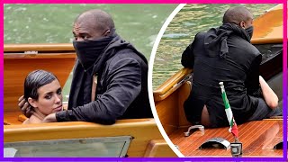 KANYE WEST AND WIFE BIANCA CENSORI CAUGHT "TOPPING OFF"MOMENT DURING ITALIAN BOAT RIDE