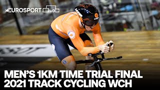 Men's 1km Time Trial Final | Day 3 - Track Cycling WCH Roubaix | Eurosport