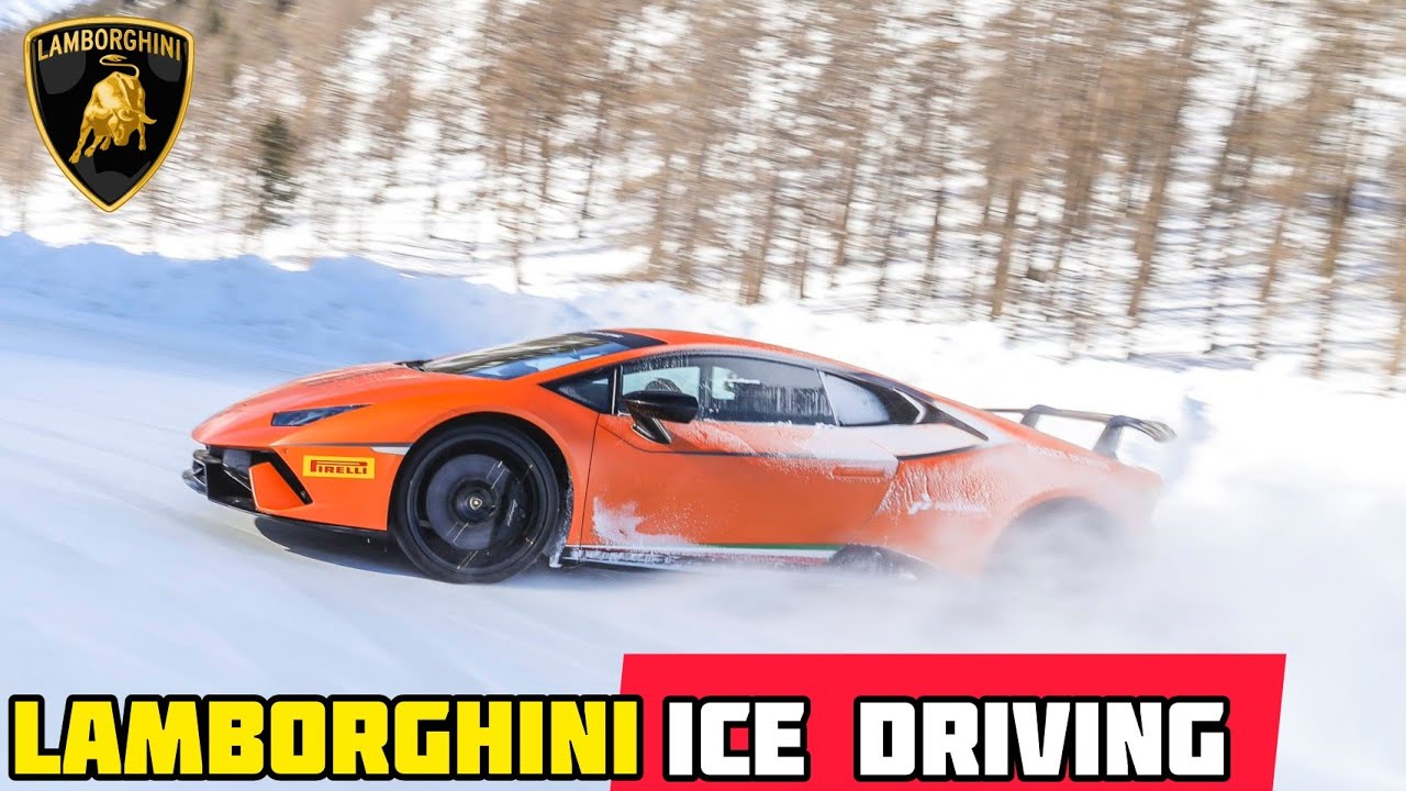 Lamborghini Ice Driving Course | Esperienza Accademia Neve - YouTube