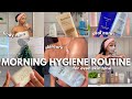 Morning Shower Routine for Even Skin Tone | oral care, skincare + body care 🚿