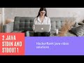2.Java stdin and stdout 1 || HackerRank || Java