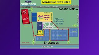 We now know the Mardi Gras parade route at Doggett Ford Park