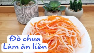 Cách làm đồ chua ăn cơm tấm , ăn kèm các món - ĂN LIỀN - VI CHANNEL