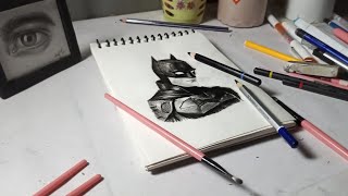 how to draw batman //  batman drawing #speed drawing  #artology