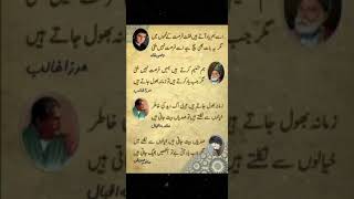 4 Legend Urdu Poets in One Frame! Wasi Shah ' Mirza Ghalib' Allama Iqbal ' Sagar Siddiqui Shayari 🌠