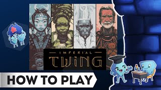 Imperial Twing 🧙- How to Play Board Game, with Tarrant and Stella