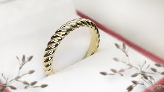 Custom Twisted Wedding Ring