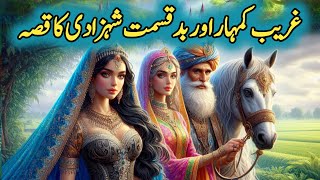 Jab Shehzada Badsorat Paida Hua || Kumhar ki Beti Ne Kismat Badal Di || Dilchasp Moral Kahani