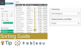 How to Sort Data in Tableau