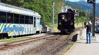 141 R 568 à Genève (partie 2) et le Blonay-Chamby .