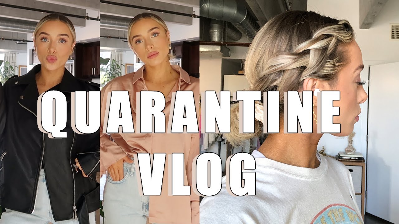 Quarantine Vlog Mini Clothing Haul Sunday Morning Routine Braided