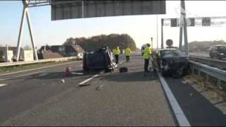 Vijf gewonden bij ongeval op de A1