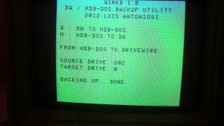 WIRED TRS-80 Color DriveWire HDB-DOS backup utility