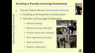 Creating a Faculty Fellows Community: Developing Collaboration Through Facilitation