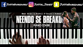 Neendo Se Breakup (Piano Cover)| Meet Bros, Nikhil D'Souza| Aditi Bhatia, Manav Chhabra| Karaoke.