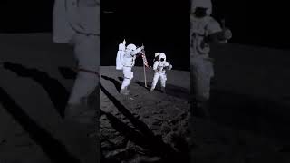 Neil Armstrong's Moon landing video  😍🔥 #shorts #short #viral #viralvideo #thespacezone