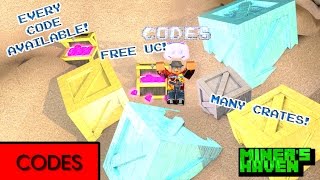 9 Codes For Miner Haven On Roblox - all miners haven codes roblox