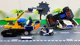 Lego City Prison Break | Lego Police City Experimental Cars,Trucks | Lego Stop Motion Compilation