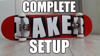 Baker Complete Skateboard Setup!