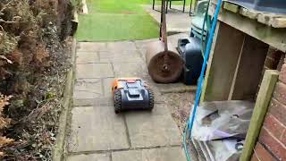 Perimeter cut with Worx Landroid Robot Lawnmower