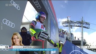 Alpiner Ski-Weltcup | Super-G | Bansko | 1. Platz | Mikaela SHIFFRIN | 2020 (Damen)