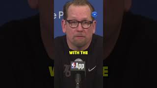 Nick Nurse was asked about Game 6 officiating #shorts