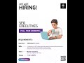 Remote job | SEO Executive #jobs2025 @jobothoniel @SanjivKumarJindal-Jobs-Skills